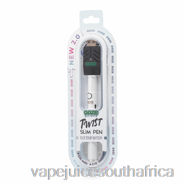 Vape Juice South Africa Ooze Slim Twist Pen 2.0 Flex Temp Battery Polar Pearl